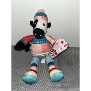 Chick-fil-A Christmas 2023 Plush Cow‎ "Chicken It Twice" 10" Collectible